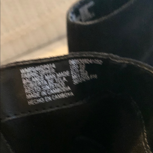 Women's Black Ankle Boots - Picture 4 of 5